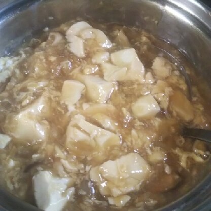 お豆腐が余ったのでおかずにもお汁の代わりにもなっていいです。生姜風味のつゆの味がホッコリお味で美味しくできました～(*^-^)